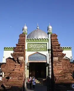 The Majapahit style candi bentar of Menara Kudus Mosque.