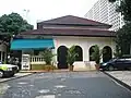 The main building of Masjid Omar Kampong Melaka which contains the main prayer hall.