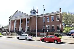 The Mason County Justice Building in Maysville in 2023