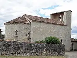 The church of Sainte-Quitterie, in Massels