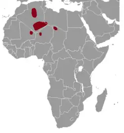 Map of range