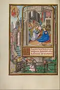 Miniature from the Spinola Book of Hours attributed to Gerard Horenbout.