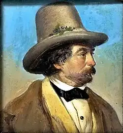 Mathias Schmid (Austria, 1835-1923). Man in a hat