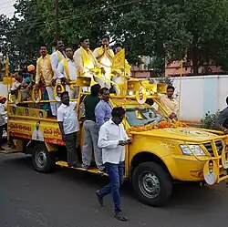 Mathukumilli Bharat campaigning in 2019