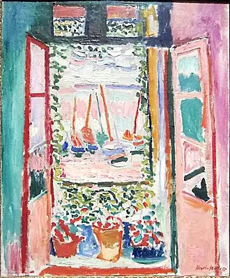 Henri Matisse, Open Window, Collioure, 1905, National Gallery of Art, Washington, DC.