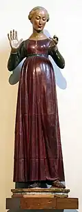 Virgin Annunciate, 1490, San Frediano, Lucca