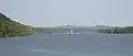 View of the bridge from Brandenburg on a clear day