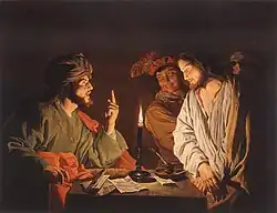 ''Christ before Caiaphas'' by Matthias Stom, c. 1630s