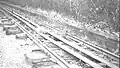 The track, with cables and safety ratchet
