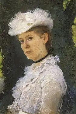 Maud DePuy Darwin, pastel, Cecilia Beaux, 1889