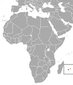 Map of range