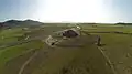 Aerial view of the Numidian Mausoleum