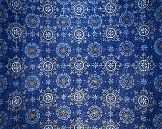 Garden of Eden mosaic in Mausoleum of Galla Placidia (5th century CE)