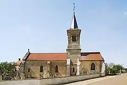 The church in Mauvilly