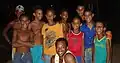 Maxwell Billieon with Brazilian Boys UNICEF