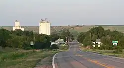 Maywood, seen from the west along Nebraska Highway 23