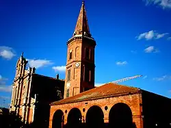 The church in Mazères