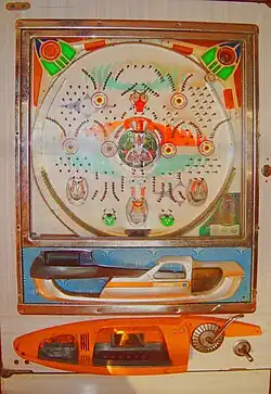 A Sankyo mechanical pachinko machine from the&nbsp;1970s