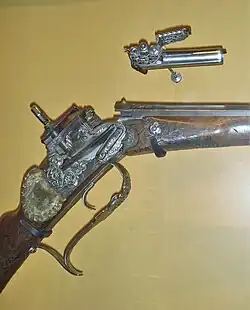 Mechanism of Philip V's breech-loading firearm