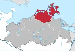Location of Vorpommern-Rügen