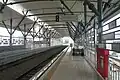 The new elevated platform of Medan Station