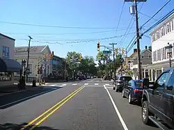 Downtown Medford at CR 541 and Union Street, August 2016