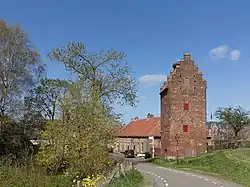 City gate and tower for prisoners