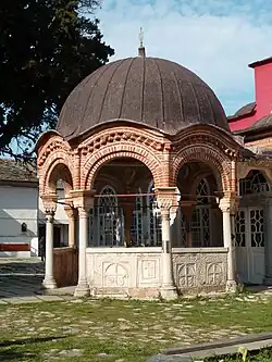 Cantharus at the Monastery of Great Lavra (Greece)