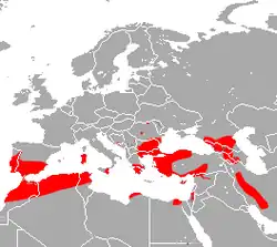 Map of range