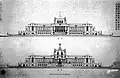 Front and rear elevations