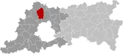 Location of Meise in Flemish Brabant