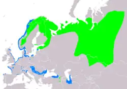 Map of range