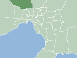 Location within Melbourne metropolitan area