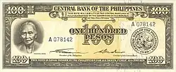 100 pesos
