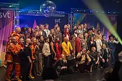 Photo of Melodifestivalen artist's press conference