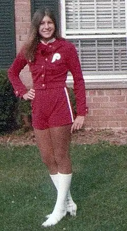 Philadelphia Phillies Hot Pants Patrol uniform, 1975