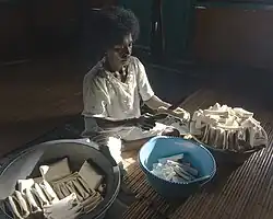 Image 45Sago is a typical Papuan food, which is usually made into papeda. (from Western New Guinea)
