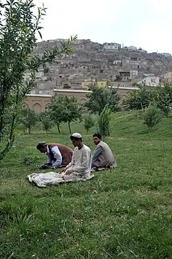 Men praying