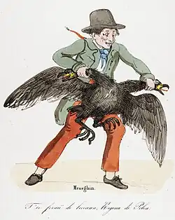 An anti-Austrian cartoon for the Five Days of Milan