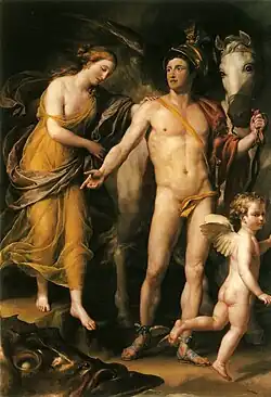 Perseus And Andromeda by Mengs, another painting captured from the Westmorland (Hermitage)