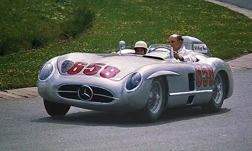 Mercedes-Benz 300 SLR similar to the 1955 winner driven by Stirling Moss