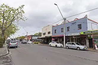 Meroo Street in Bomaderry