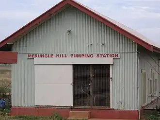 Irrigation pumping station