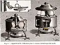 Automatic egg boiler from 1892 with spirit flame