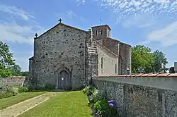 The Church of Saint-Christophe, in Mesnard-la-Barotière