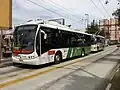 Busscar low-floor trolleybus no. 7216