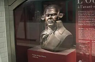 Bust of Danton at Odéon.