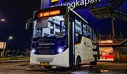A Metro Jabar Trans fleet