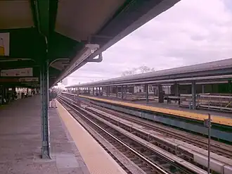 The Willets Point station on the Flushing Line
