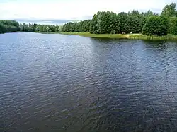 Lake Metsakivi, north of the Metsakivi-Koosa road. Swimming spot.